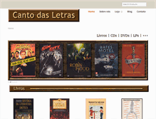 Tablet Screenshot of cantodasletras.com